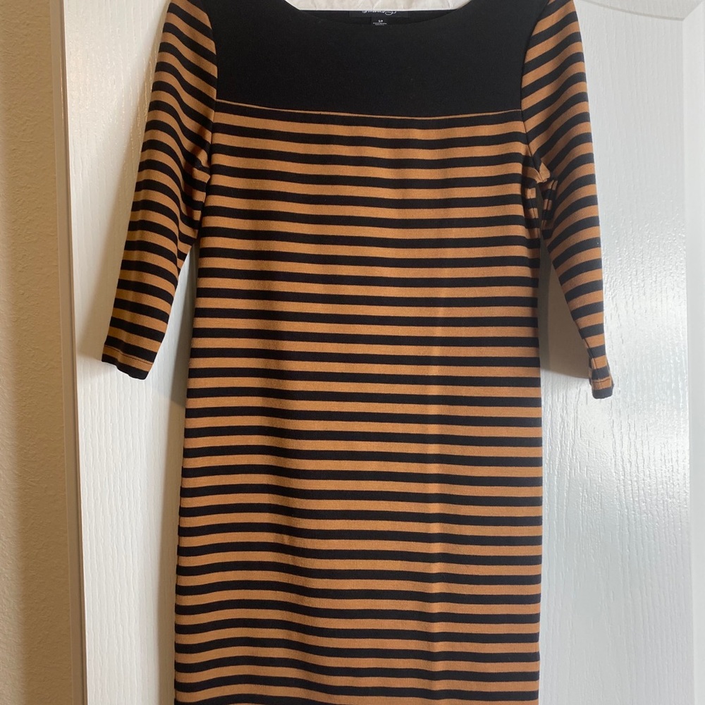 Brown black dress